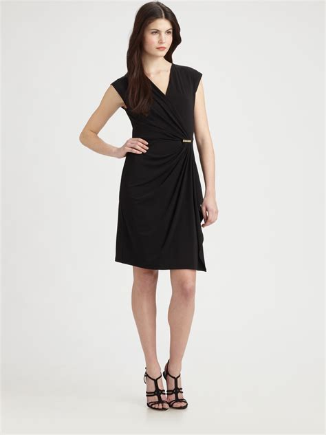 michael kors black dress